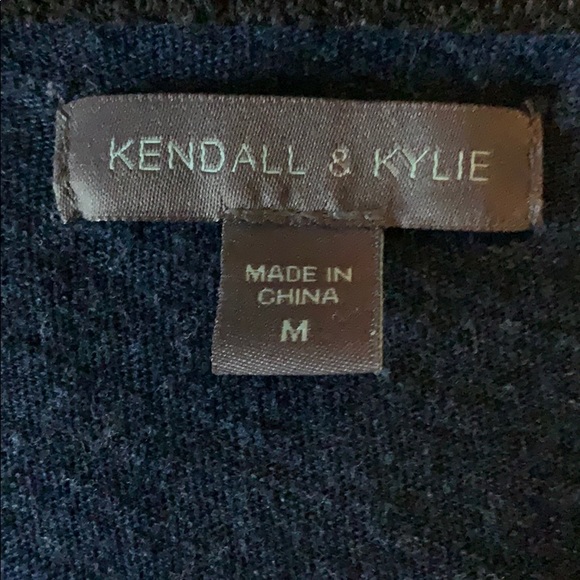 navy with black long sleeve shirt - Picture 3 of 3